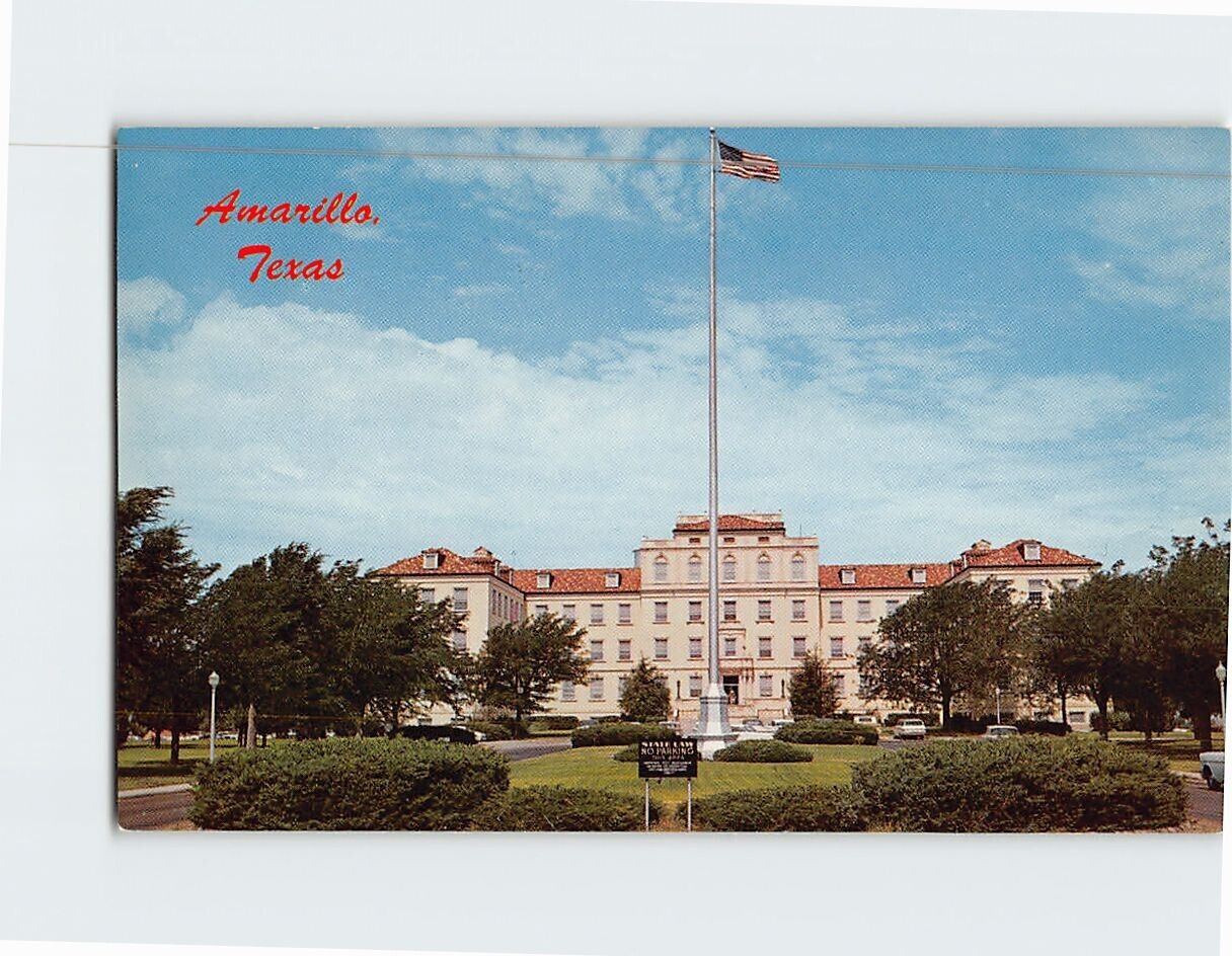 Postcard Veterans Hospital Amarillo Texas USA