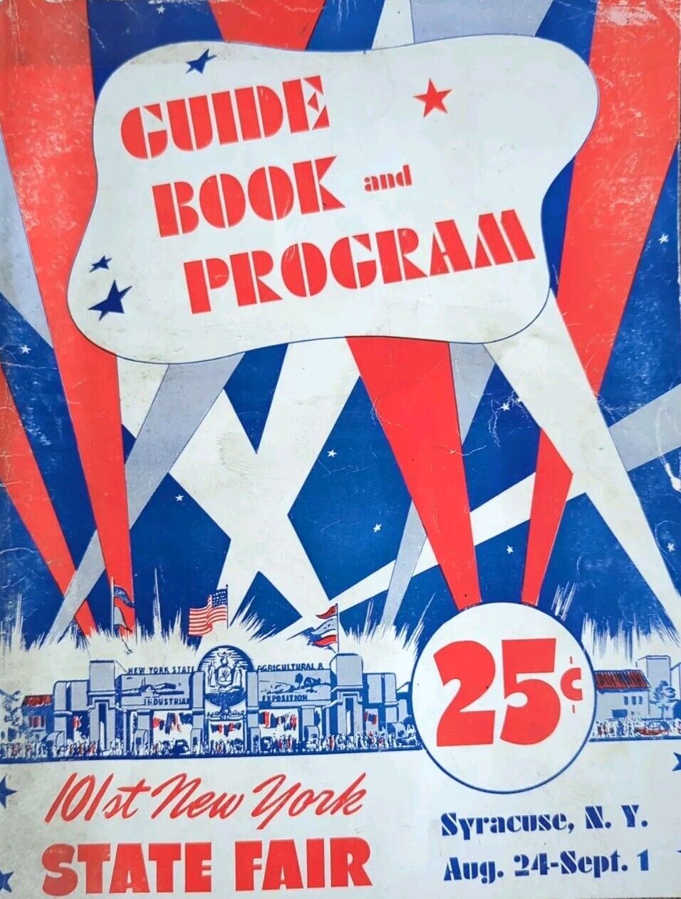 1941 New York State Fair Syracuse NY guidebook program Lucky Teter Daredevil