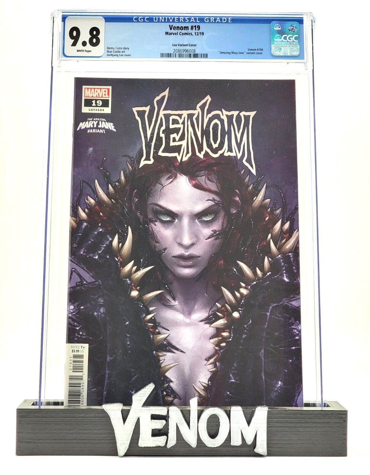 Venom #19 Comic Book 2019 CGC 9.8 Amazing Mary Jane Variant Marvel Comics
