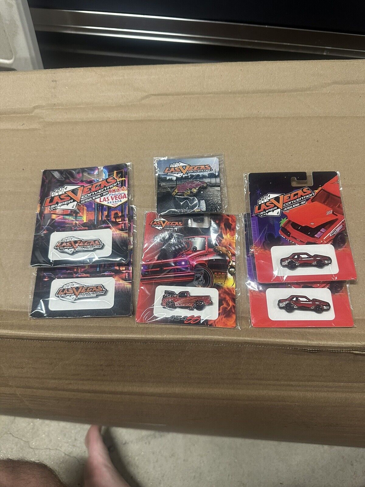 Las Vegas Diecast Collectors Convention Pin Chevy Regal Lot Of 6 Hot Wheels Leen