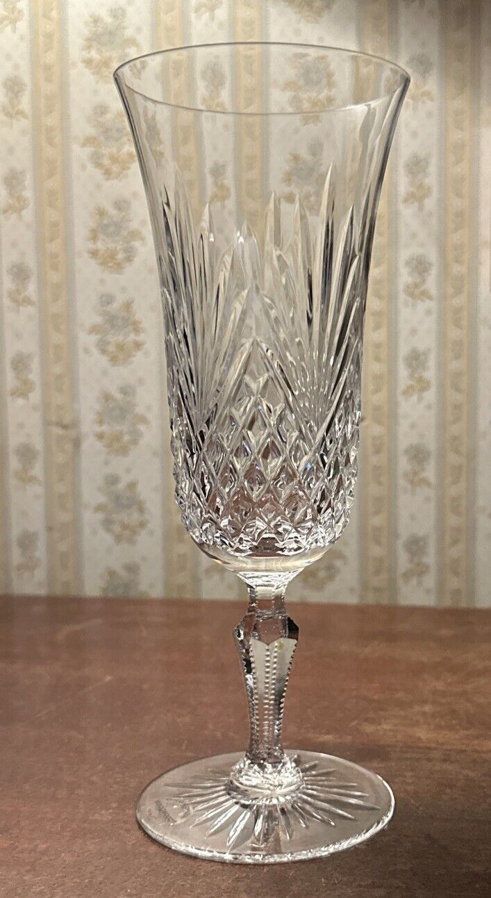 (1) VTG Wedgwood Full Lead Crystal MAJESTY Iced Tea Glass - made In Yugoslavia