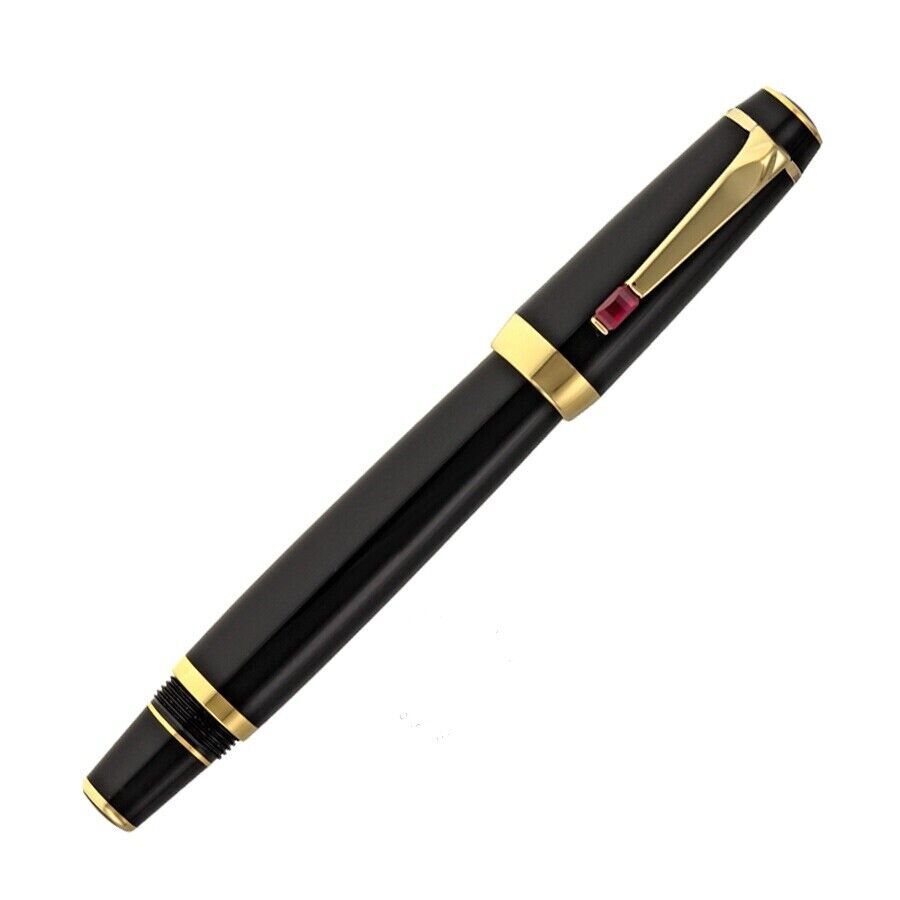 MONTBLANC Boheme Red Stone Gold Plated Rollerball Pen 2 Day Special Prices