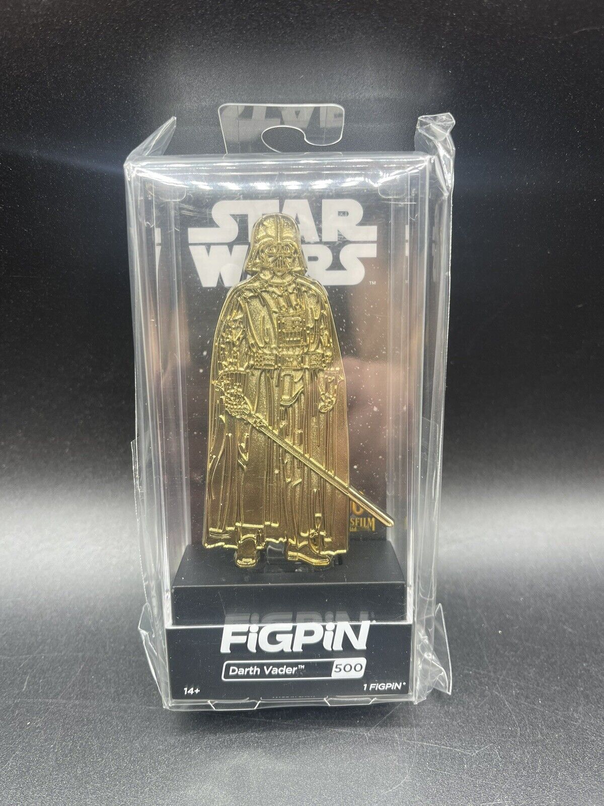 FiGPiN Star Wars Darth Vader GOLD #500 LE 2000 Exclusive
