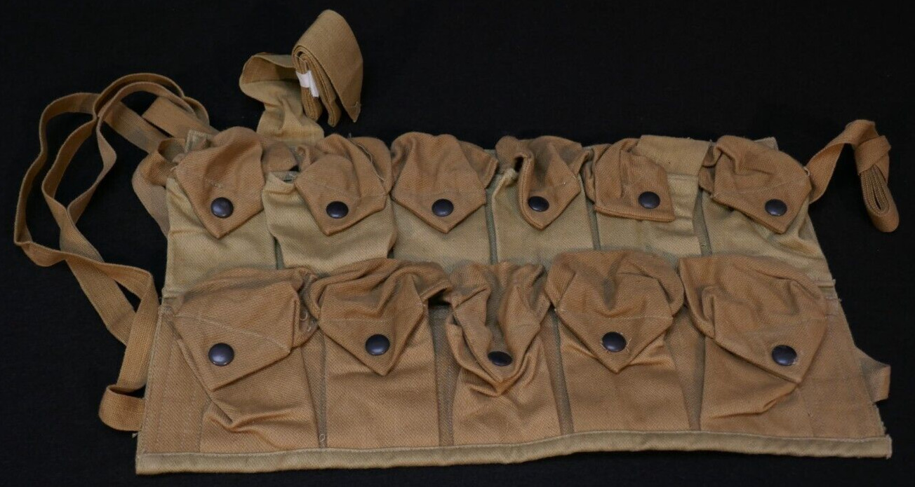 WWI Army USMC Trench Raiders Grenade Vest May 1918 Early WW2 Shotshell Bandoleer