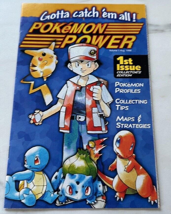 Pokémon Power Magazine 1st Issue Nintendo #1 Comic Book Collector Edition CLEAN