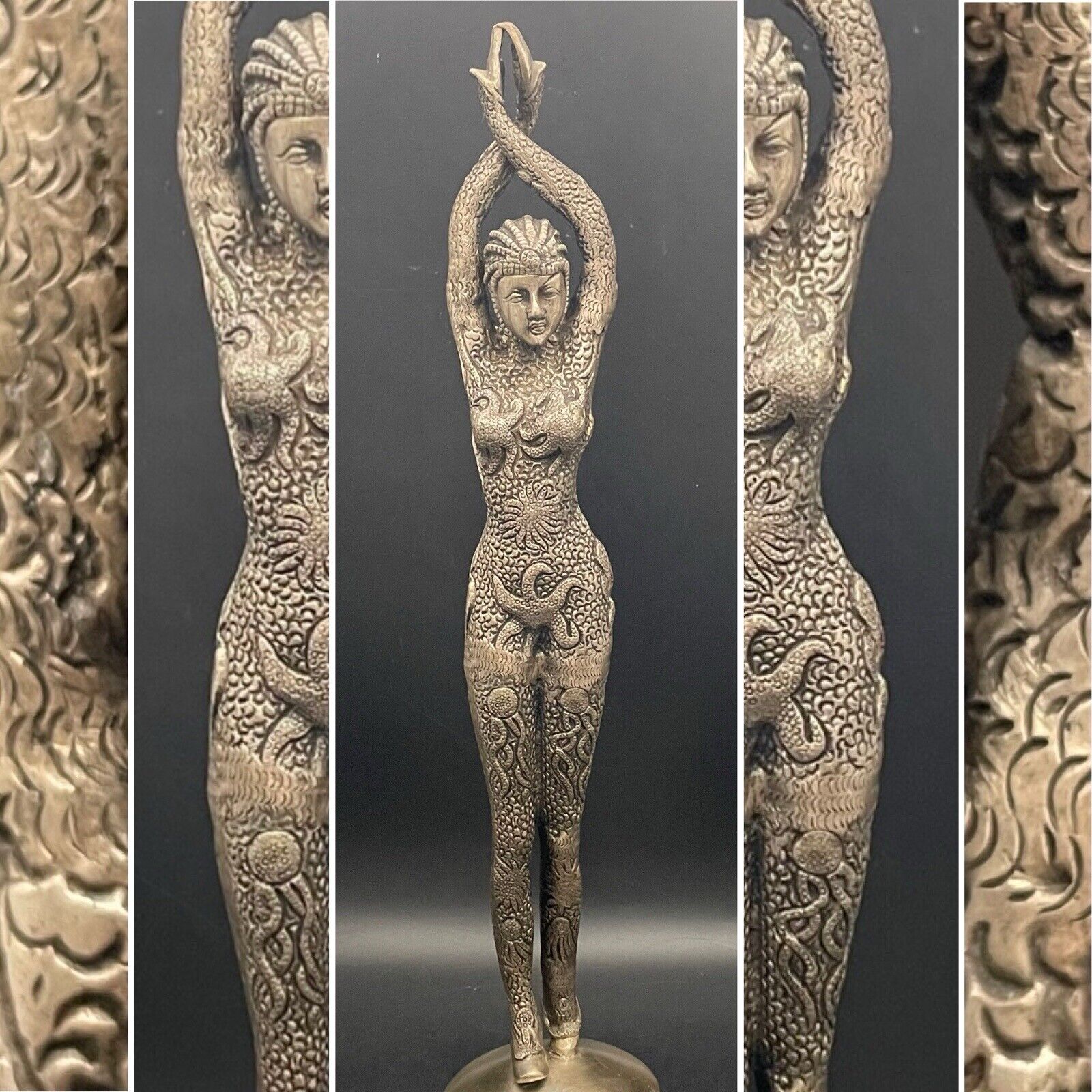 Demetre Chiparus Starfish Dancer Bronze Art Deco Sculpture Made in France 20