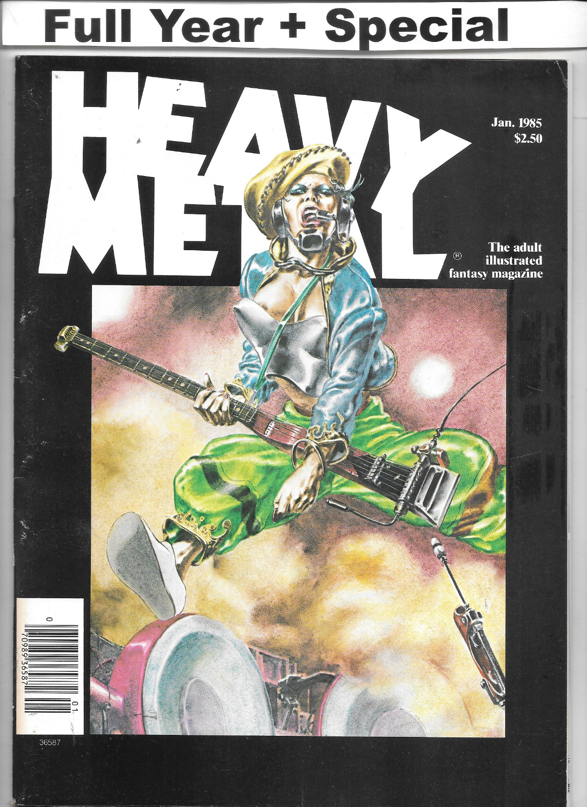 VTG Heavy Metal Magazine 1985 Lot (13) January - December + Bride Of Est. 1977