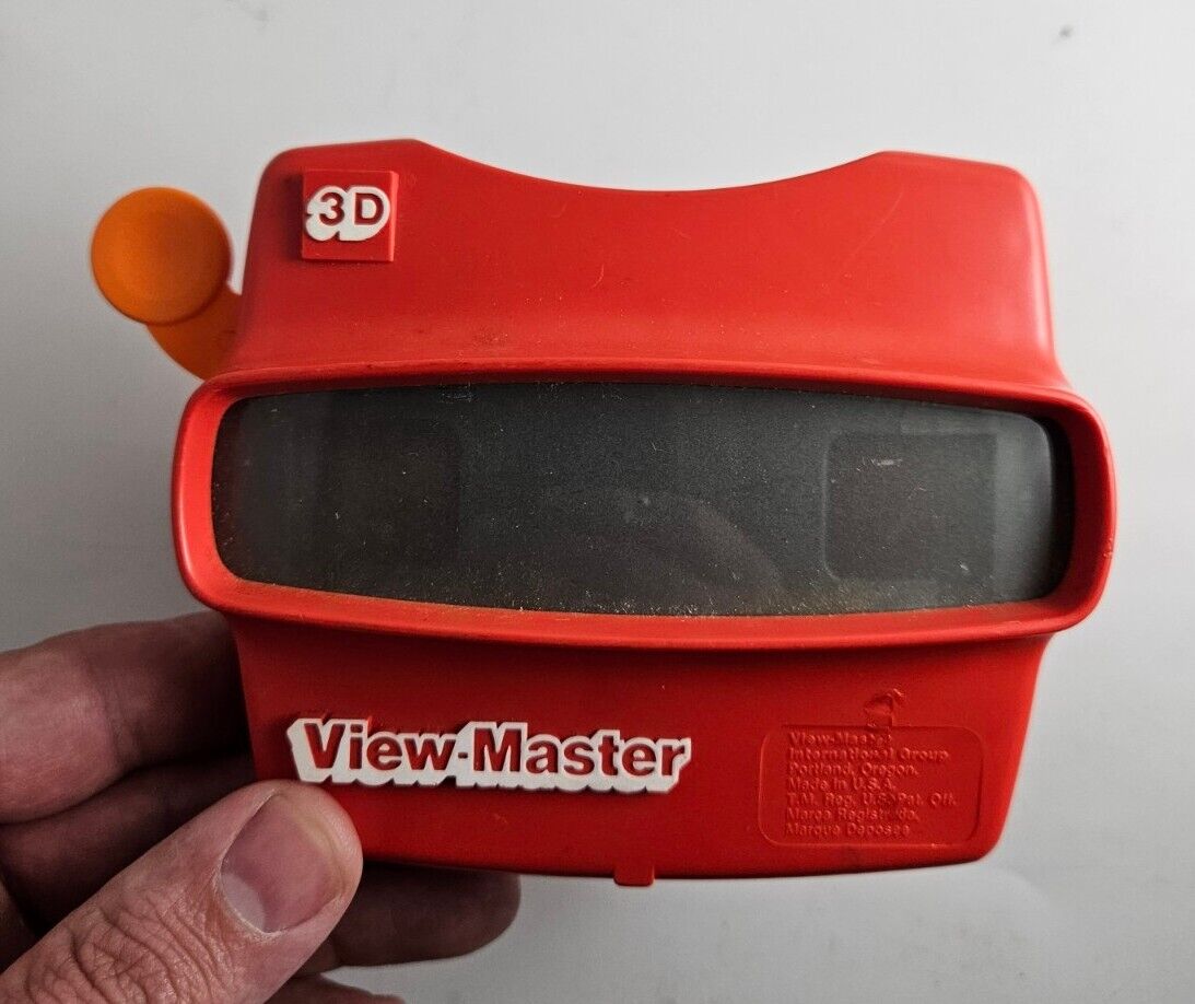 Vintage Viewmaster 3D Viewer Red for Reels 