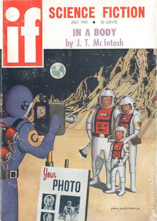 If Worlds of Science Fiction Vol. 10 #3 FN 1960 Stock Image