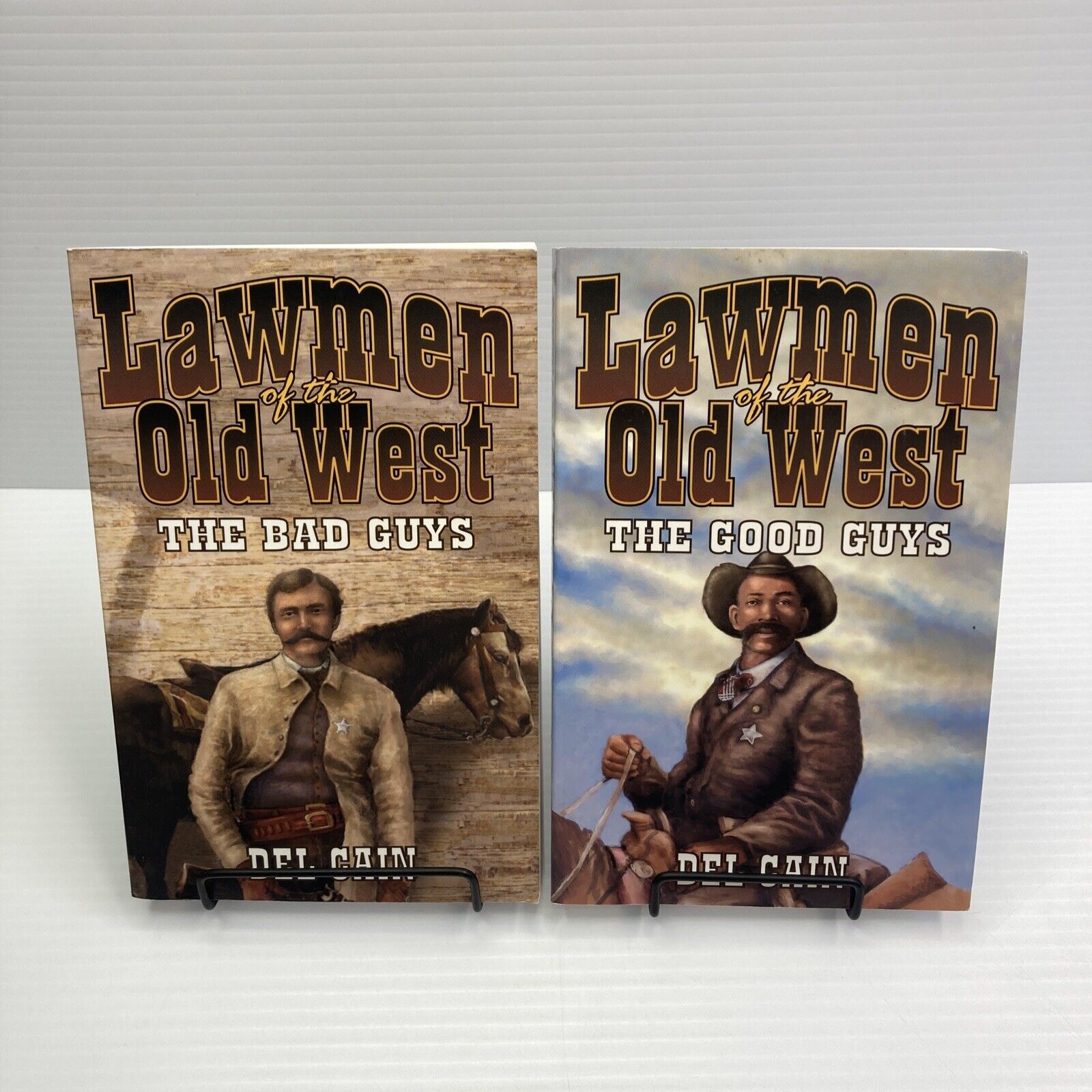 True Stories of Lawmen of the Old West The Bad Guys & The Good Guys PBs Del Cain