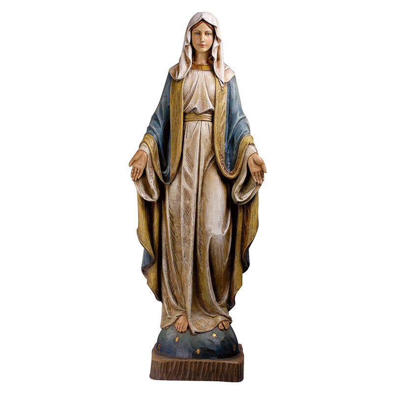 Mary Statue 48 inch Our Lady of Grace Indoor Outdoor Garden Yard Decor