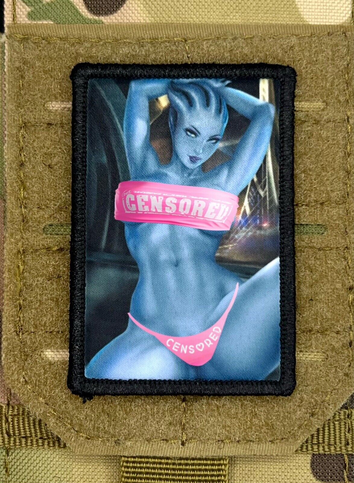 Mass Effect Liara T'Soni Uncensored Morale Patch / Military ARMY Airsoft 588