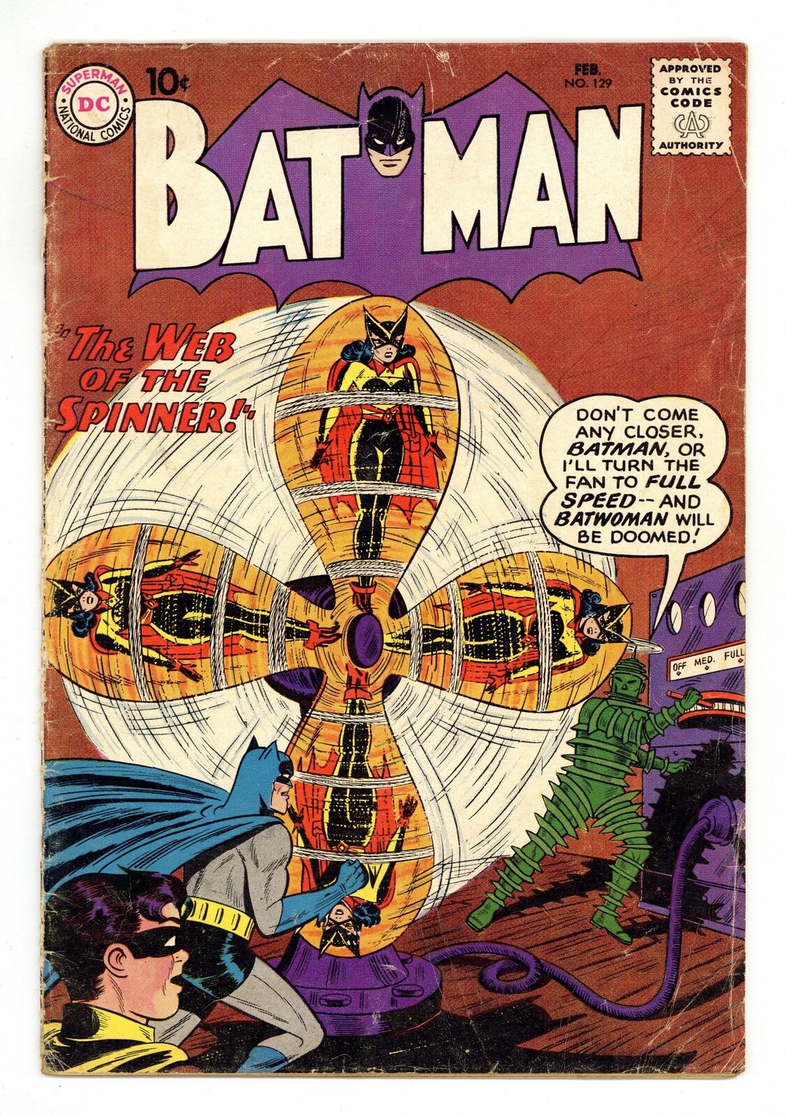 Batman #129 GD/VG 3.0 1960