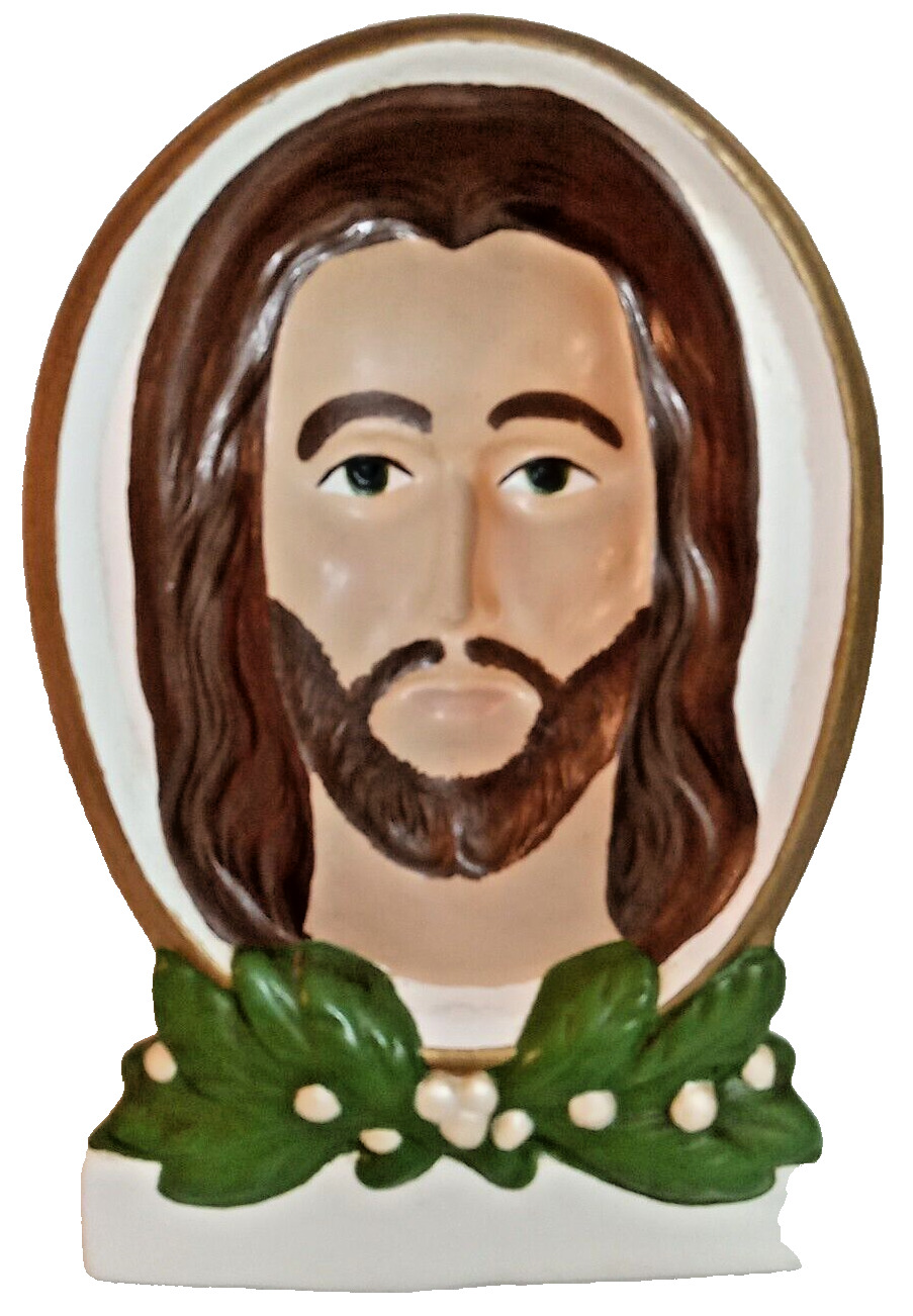 Wonder Art Jesus Christ Concave Face Porcelain Bust Eyes Follow Me 10.75\
