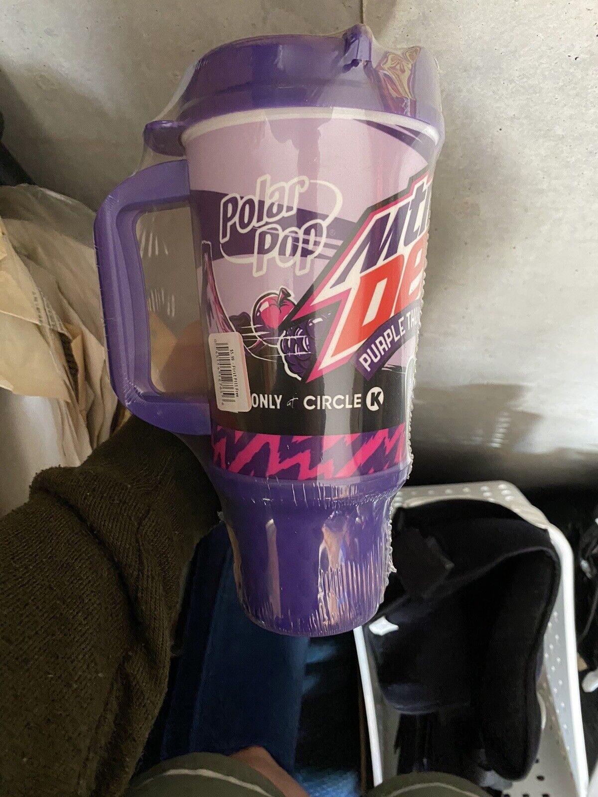 Polar Pop Mountain Dew Purple Thunder Travel Mug* 32oz*New Sealed* 