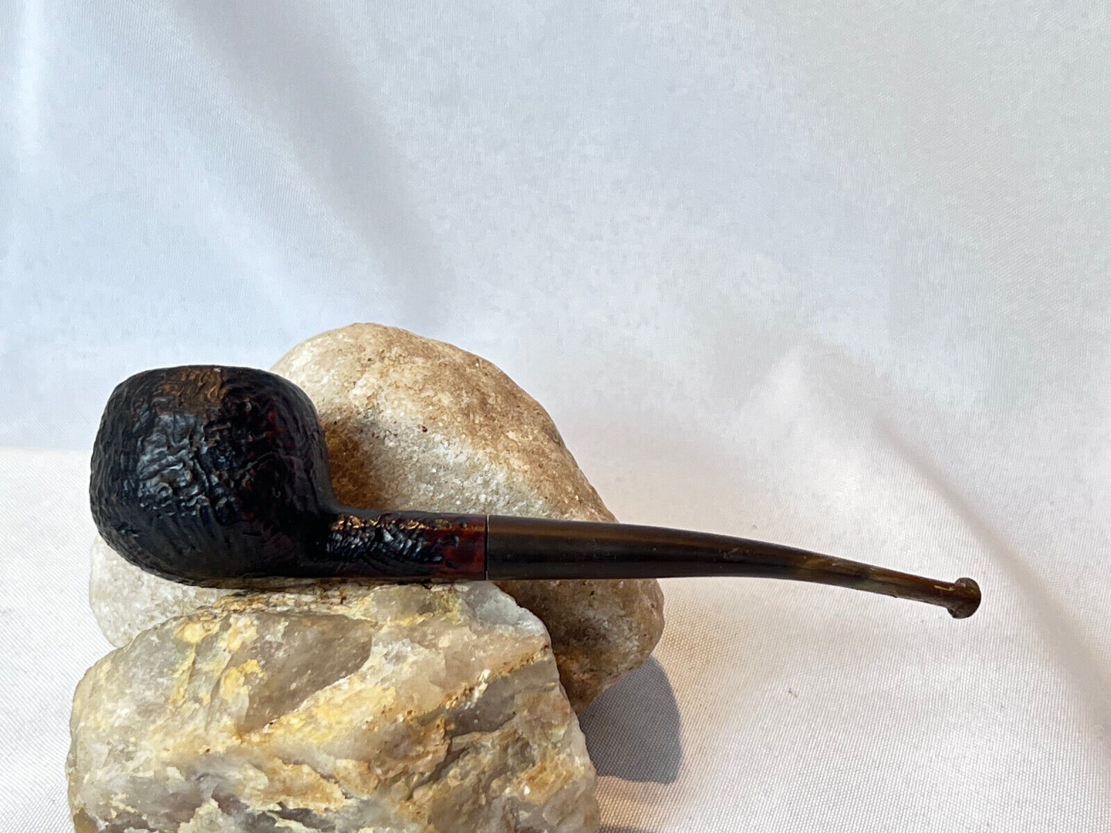 1940's Dunhill Shell Briar Pipe Fe Ft Straight Prince Style Sandblasted England