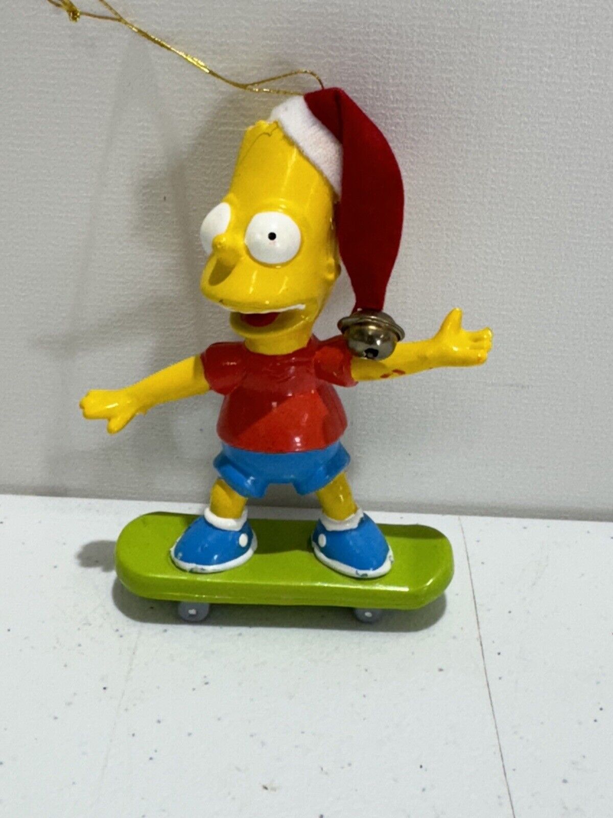 Bart Simpson skateboard 2004 Kurt Adler Christmas Ornament The Simpsons 