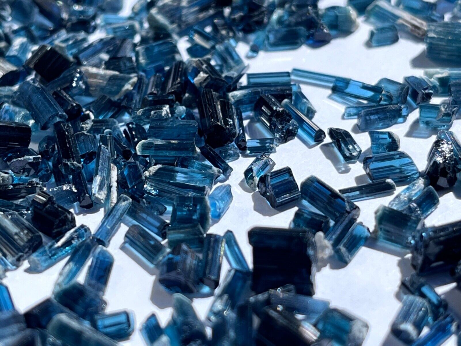 Blue Indicolite Tourmaline Kunar Afg vibrant Blue Natural Raw rough 50 cts Gems
