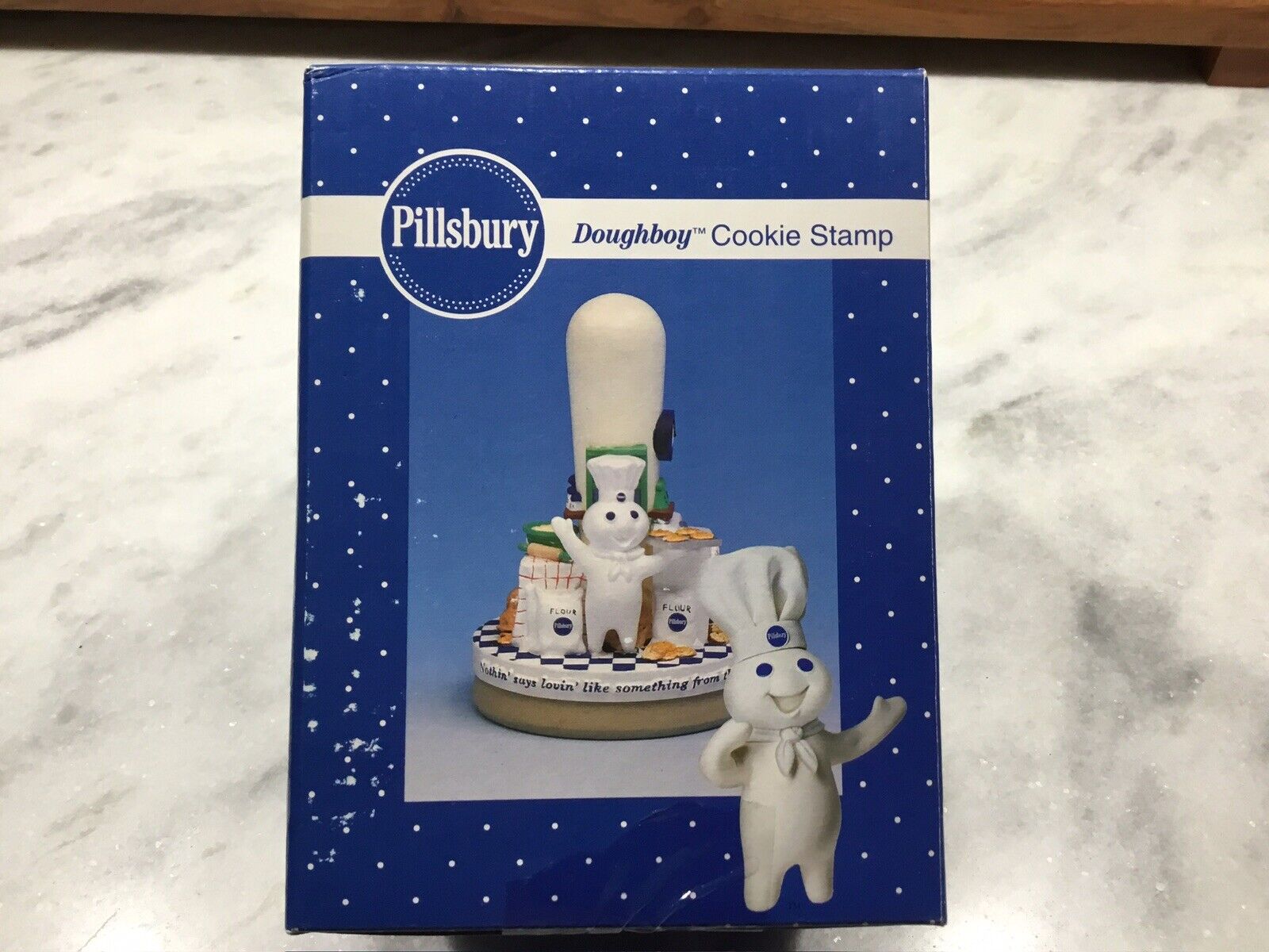 Vintage 1998 Pillsbury Doughboy Cookie Stamp with Tag - s4d