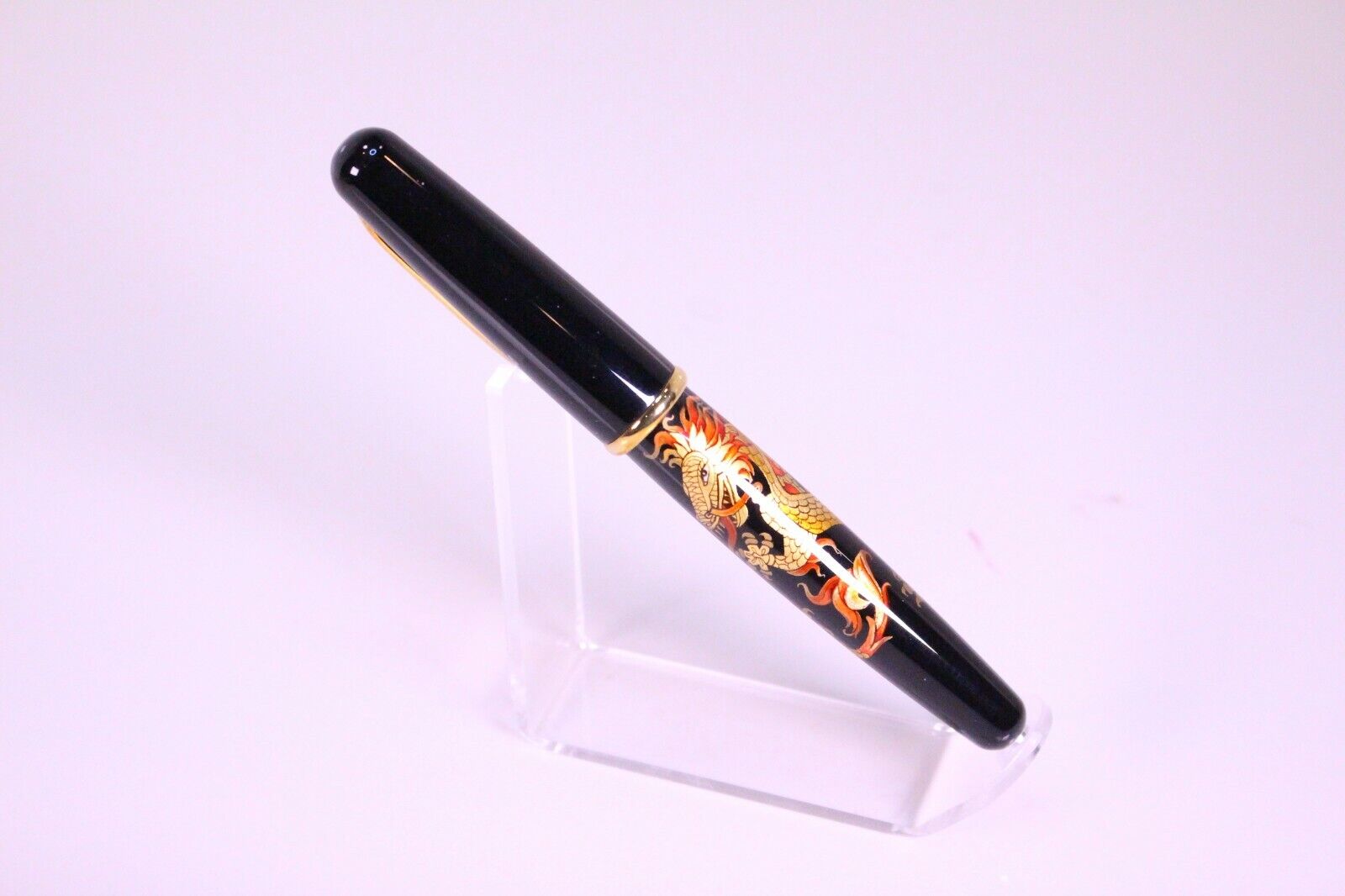 Stipula Etruria Legend of the Five Toed Dragon rollerball Black Resin New