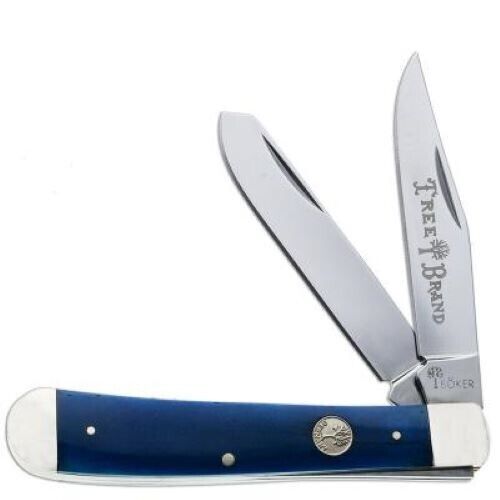 BOKER KNIFE - SMOOTH BLUE BONE - BK110828 - D2 TOOL STEEL BLADES - NIB