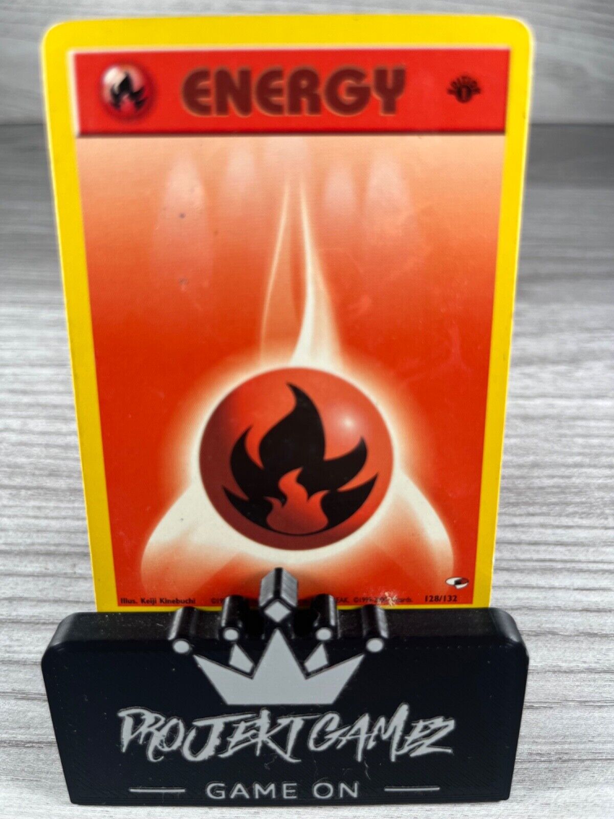 Fire Energy 1st Edition Gym Challenge 128/132 Pokemon Card TCG WOTC