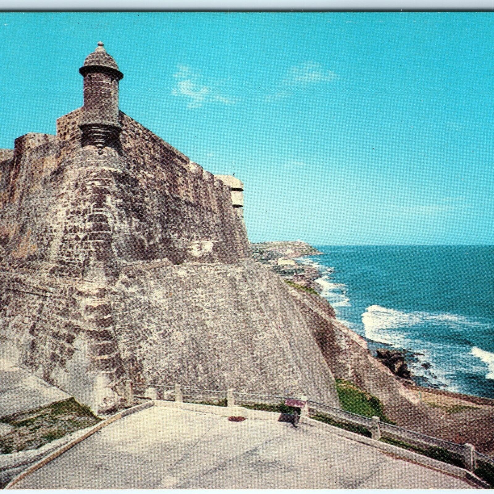 c1960s San Juan, PR Castillo de San Cristobal La Garita del Diablo Starfort A148