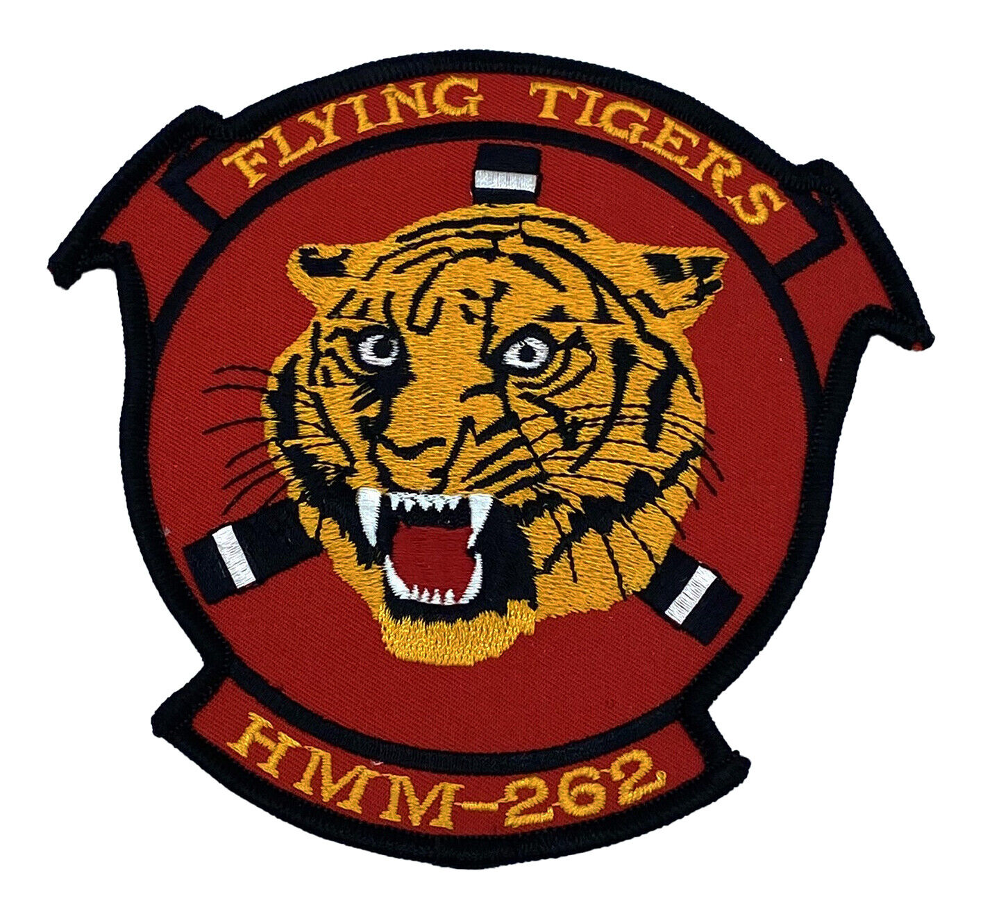 HMM-262 Flying Tigers Patch - Plastic Backing/Sew On, 4.5\