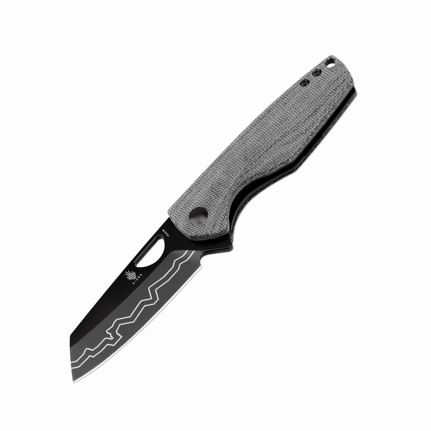 Kizer Sparrow Pocket Knife 154CM Steel EDC Knife Black Micarta Handle V3628C1