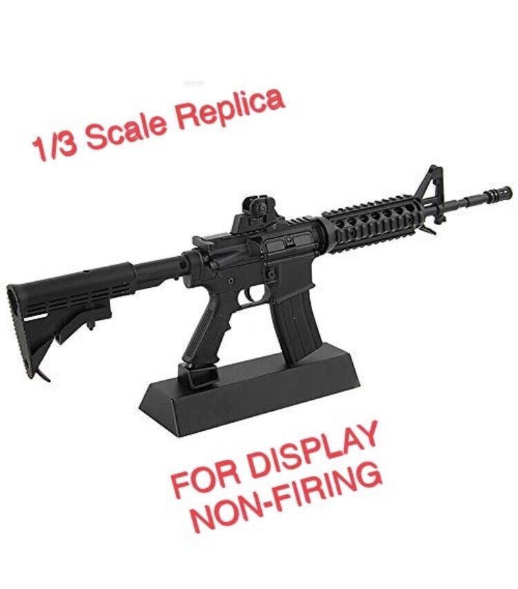 NEW Mini Pew USA M4A1 1:3 Scale Model FOR DISPLAY NON-FIRING Exact Replica
