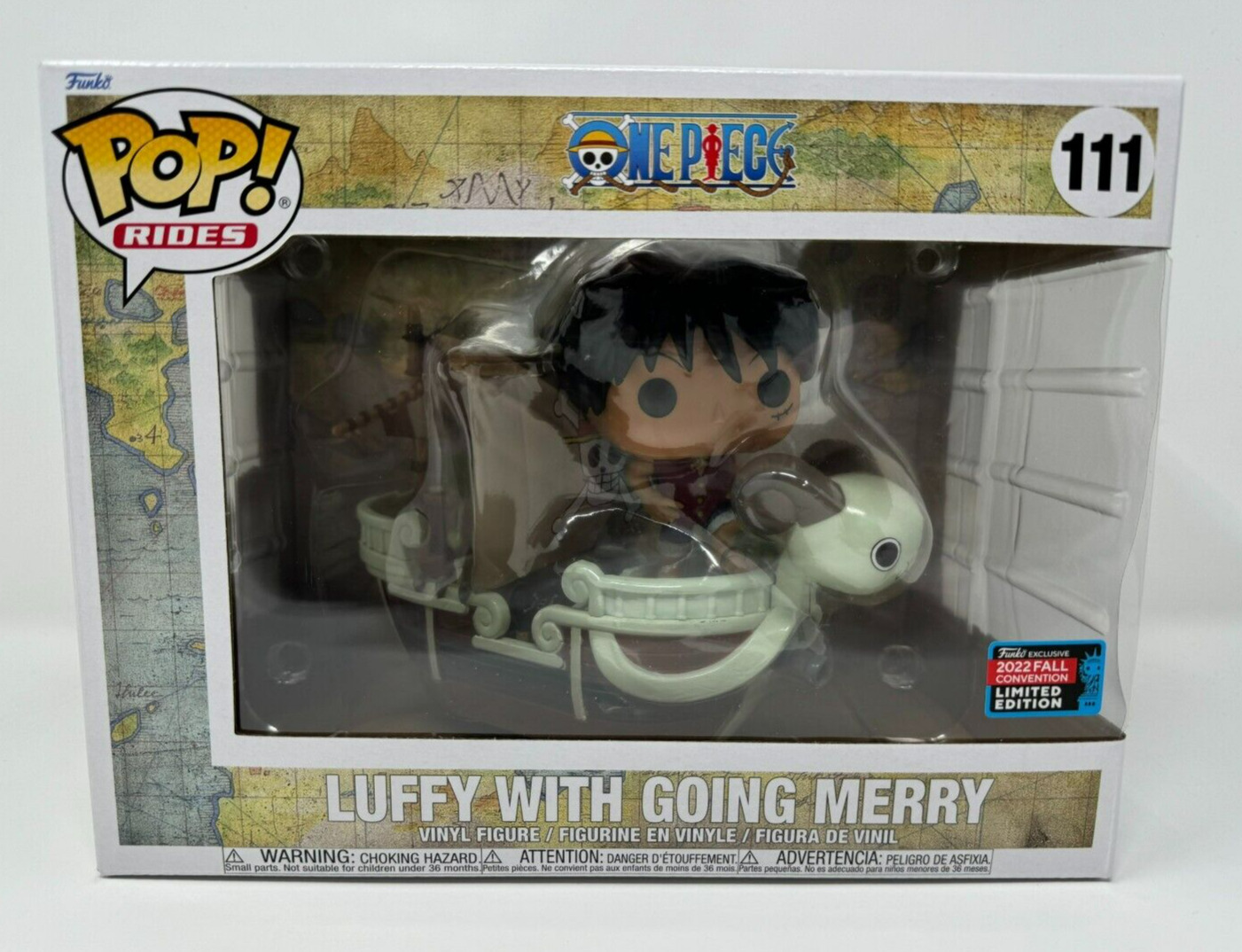 NEW Unopened Funko Pop One Piece Luffy With Going Merry Broken Flag Shared