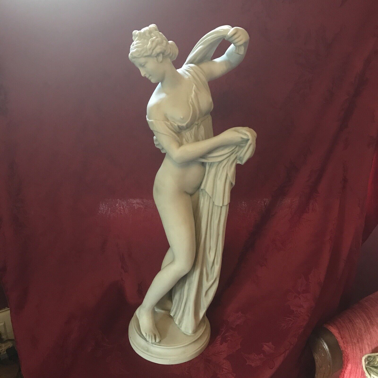 Statue Aphrodite Venus  Callipyge Goddess Of Love 23” Tall