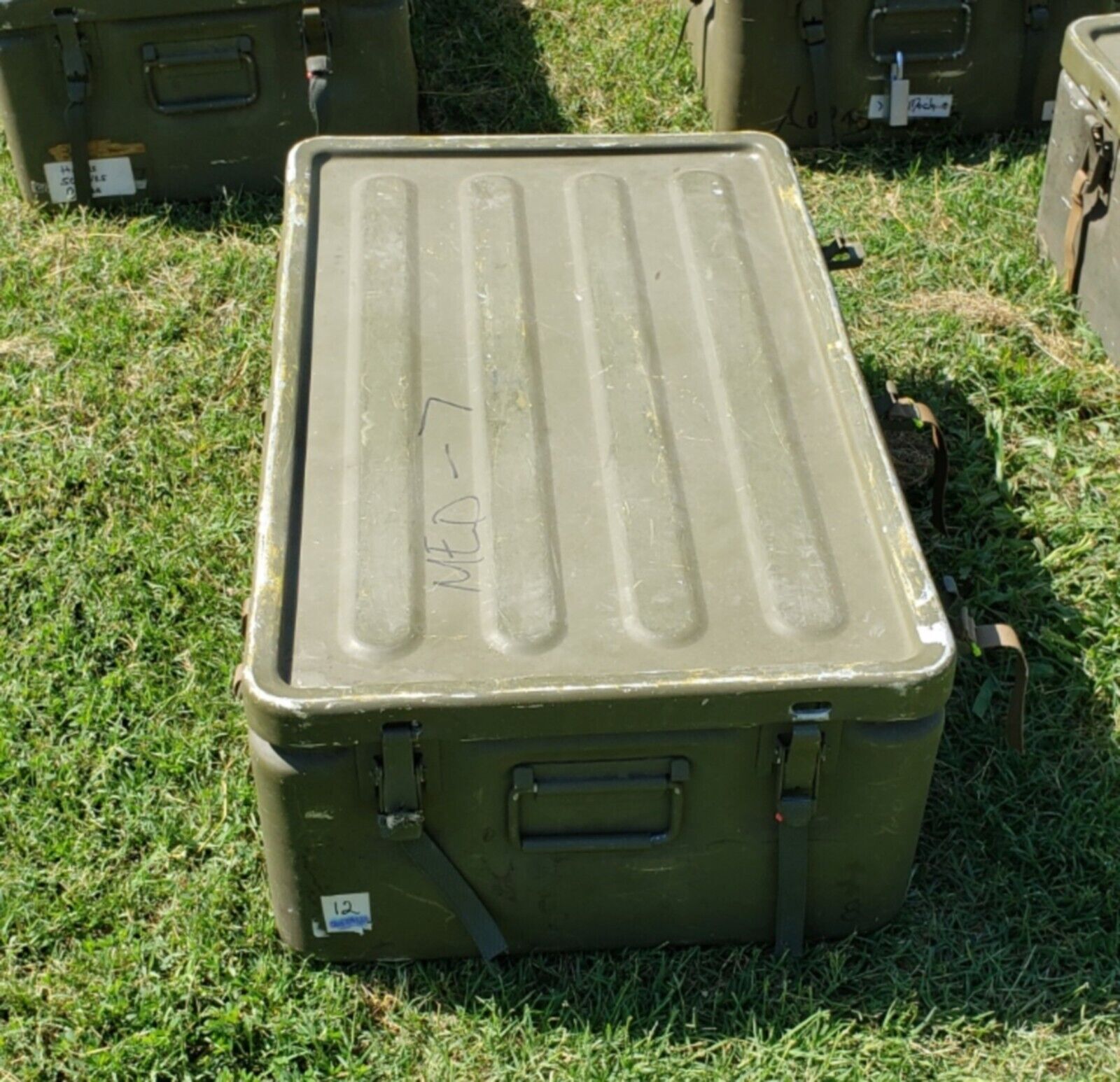 Military Aluminum Medical Supply Chest Storage Box Container