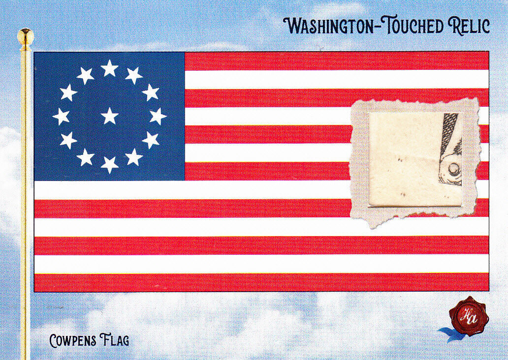 2022 Historic Auto The Chronicles George Washington Cowpens Flag 59/120