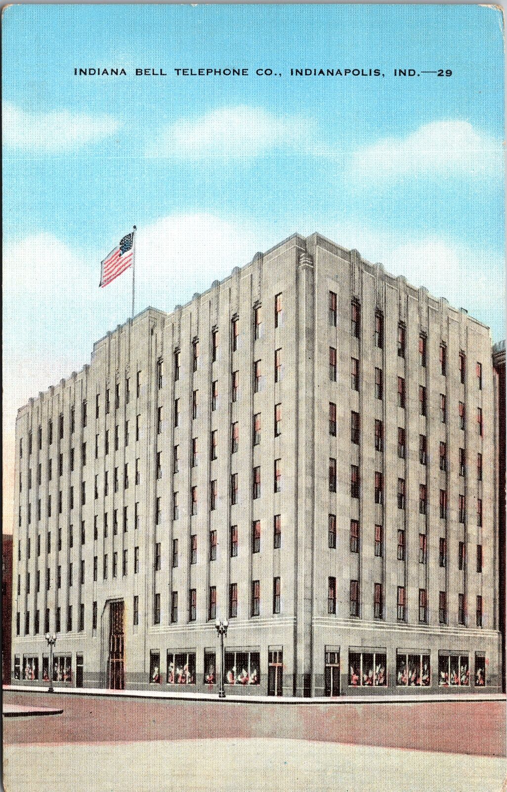 Indianapolis IN-Indiana, Indiana Bell Telephone Co, Vintage Postcard