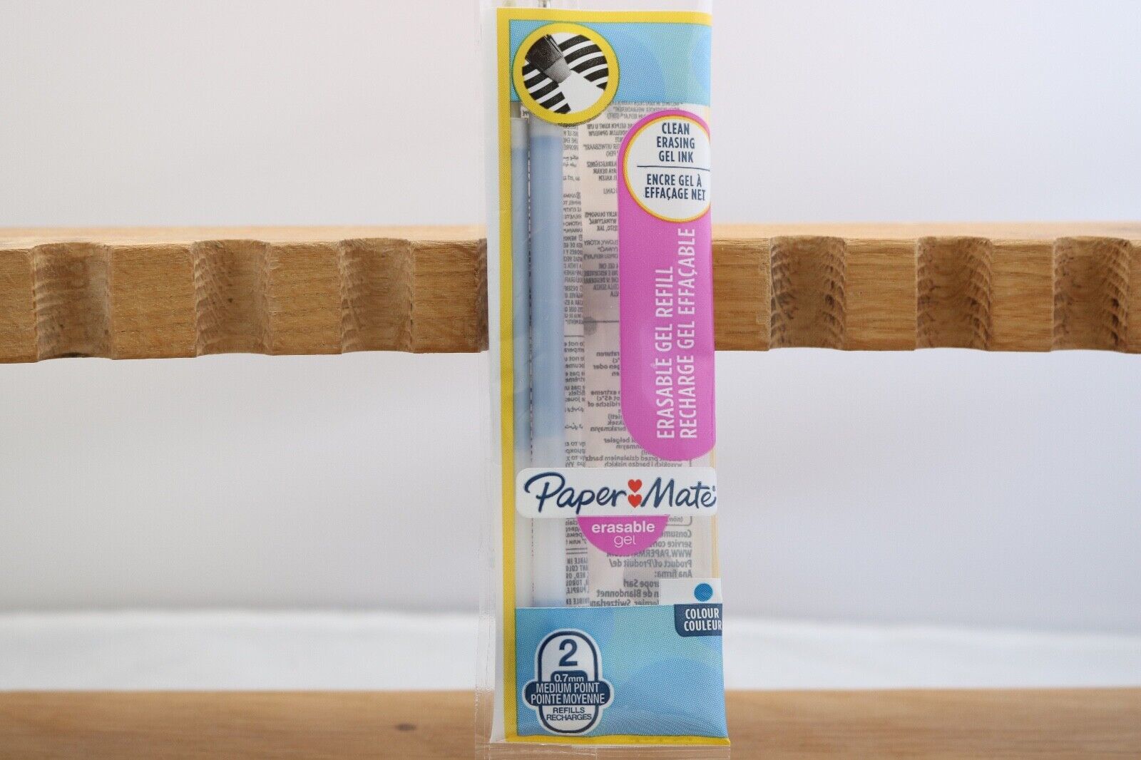 New Paper Mate Erasable Twin Pack Gel Ballpoint Refills, 3 Colours, UK Seller