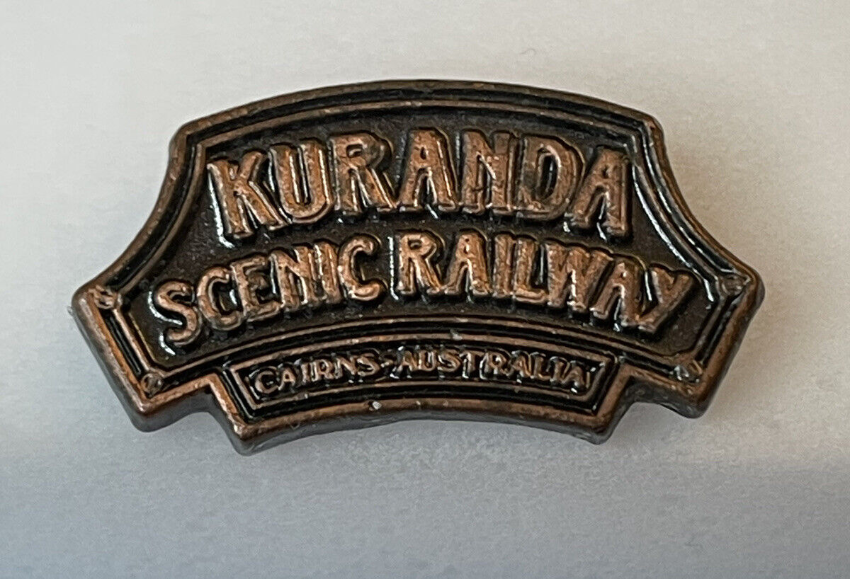 Vintage Kuranda Scenic Railway Pin - Cairns Australia Lapel Flair
