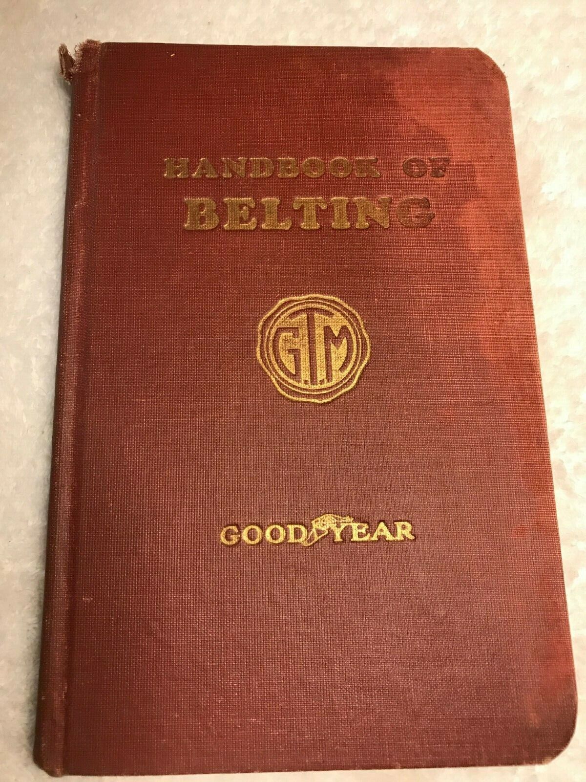 Goodyear Tire and Rubber Co.  Vintage 1934 Handbook of Belting  #108 Akron, OH 