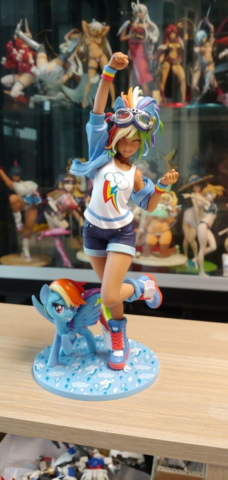 My Little Pony Rainbow Dash Bishoujo Multicolor PVC Action Figure New With Box