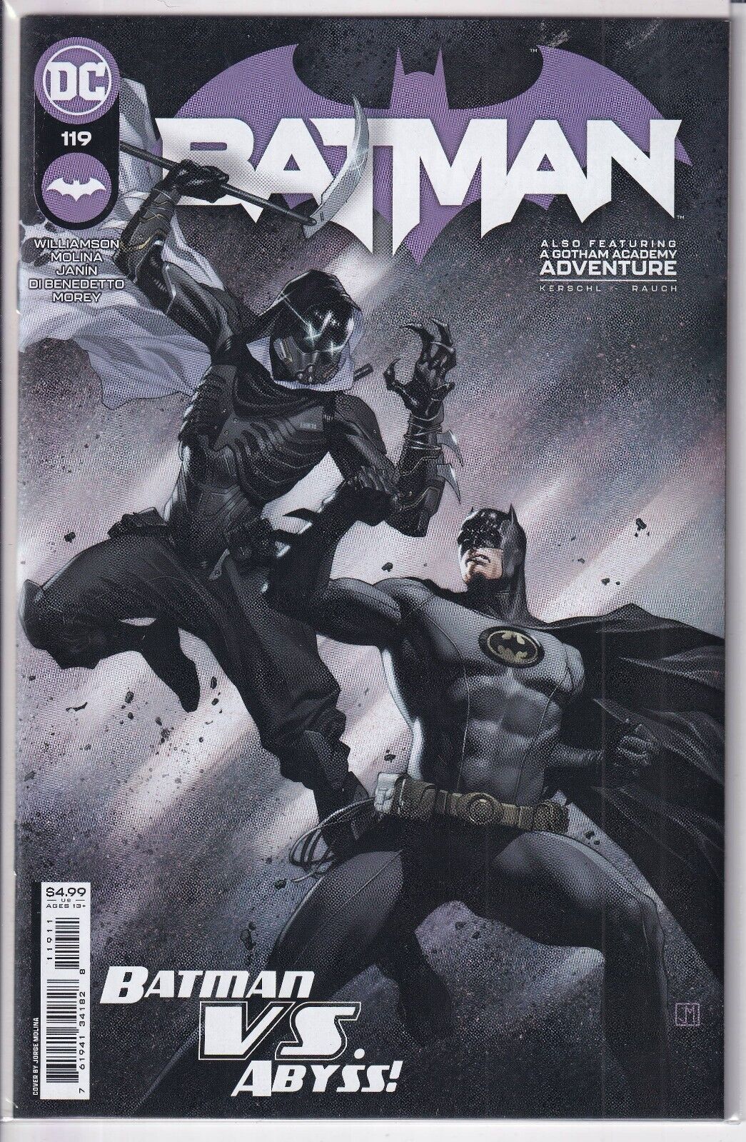 37848: DC Comics BATMAN #119 VF Grade