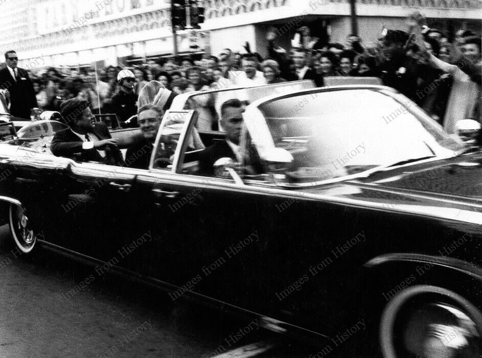 8x10 Print John F. Kennedy Jackie John Connally Dallas 1963 Assassination #JCFK