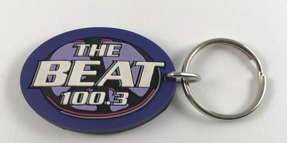 RARE Vintage THE BEAT 100.3 ST. Louis R&B / Hip-Hop Keychain / Key Fob