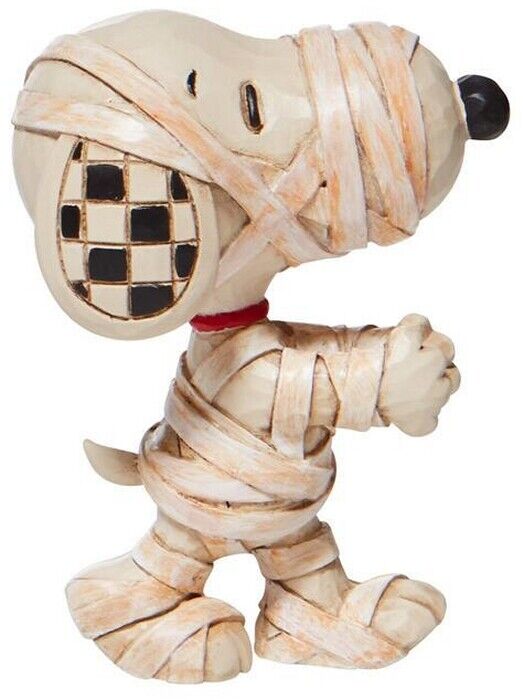 TCA Jim Shore Peanuts Snoopy Halloween Mummy Mini Resin Figurine Beagle 6008967