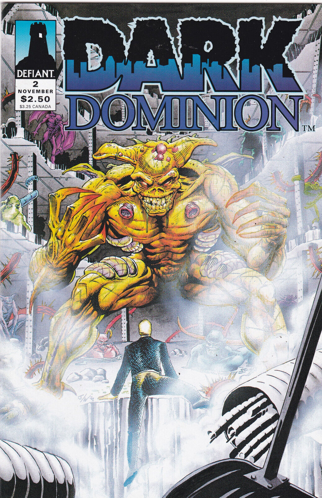 Defiant Comics Dark Dominion #2 Comic Book, High Grade