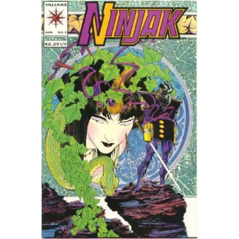 Ninjak (1994 series) #3 in Near Mint + condition. Valiant comics [m'