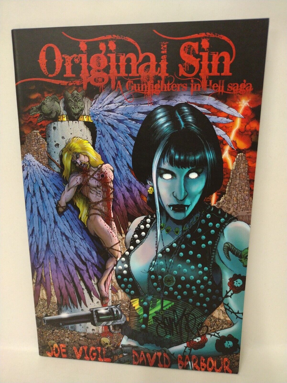 Gunfighters In Hell Original Sin 1 (2012) Wild Angels Premiere Comic Joe Vigil