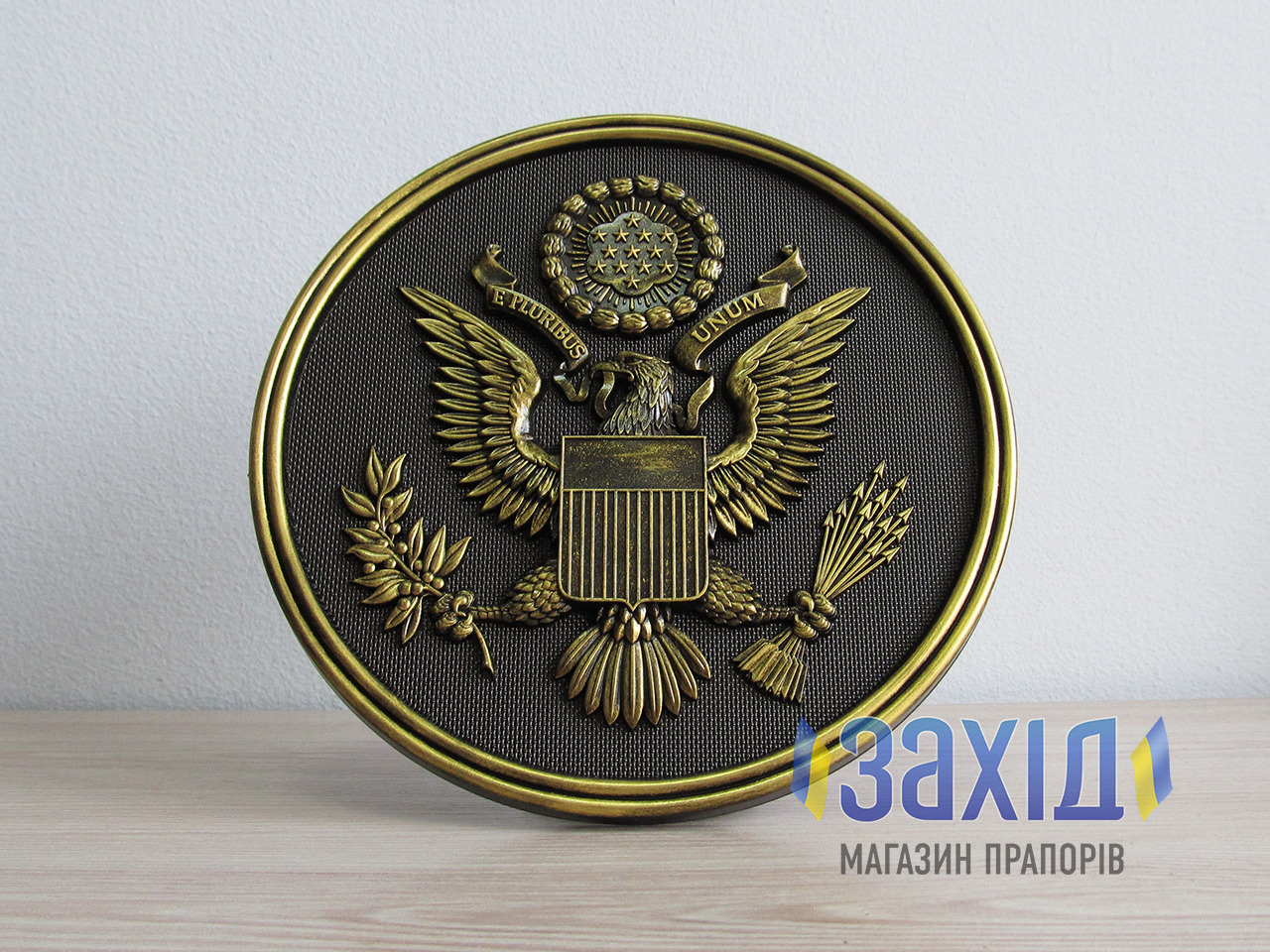 The Great Seal of the United States plate Bronze Desk Table Wall decor plastic
