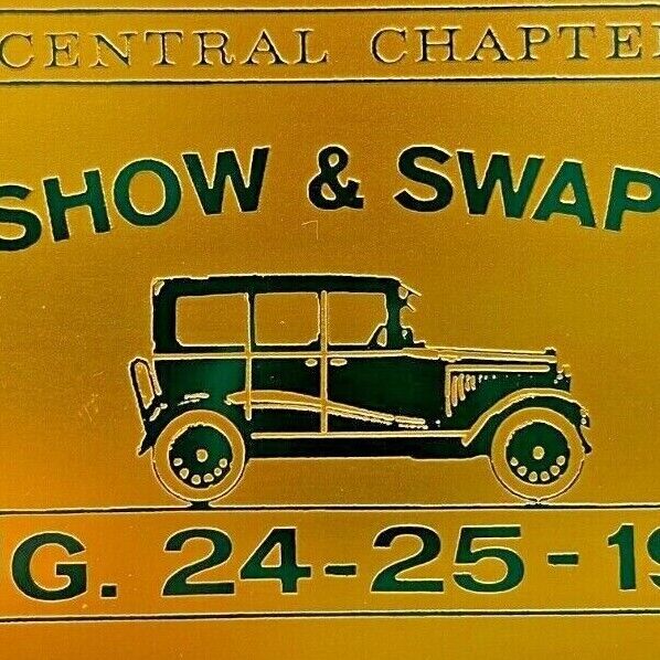 1974 Car Show Swap Meet Automobile Club AACA Peterson Pontiac Bloomington Plaque