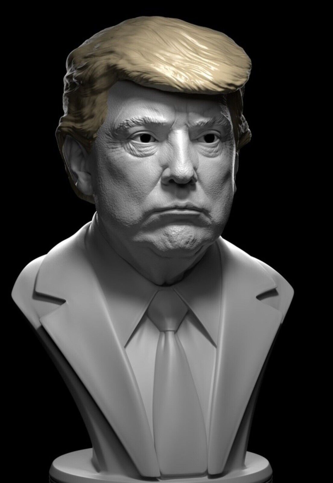 Donald Trump True Life Like 3D Bust 1 Foot HUGE Statue 