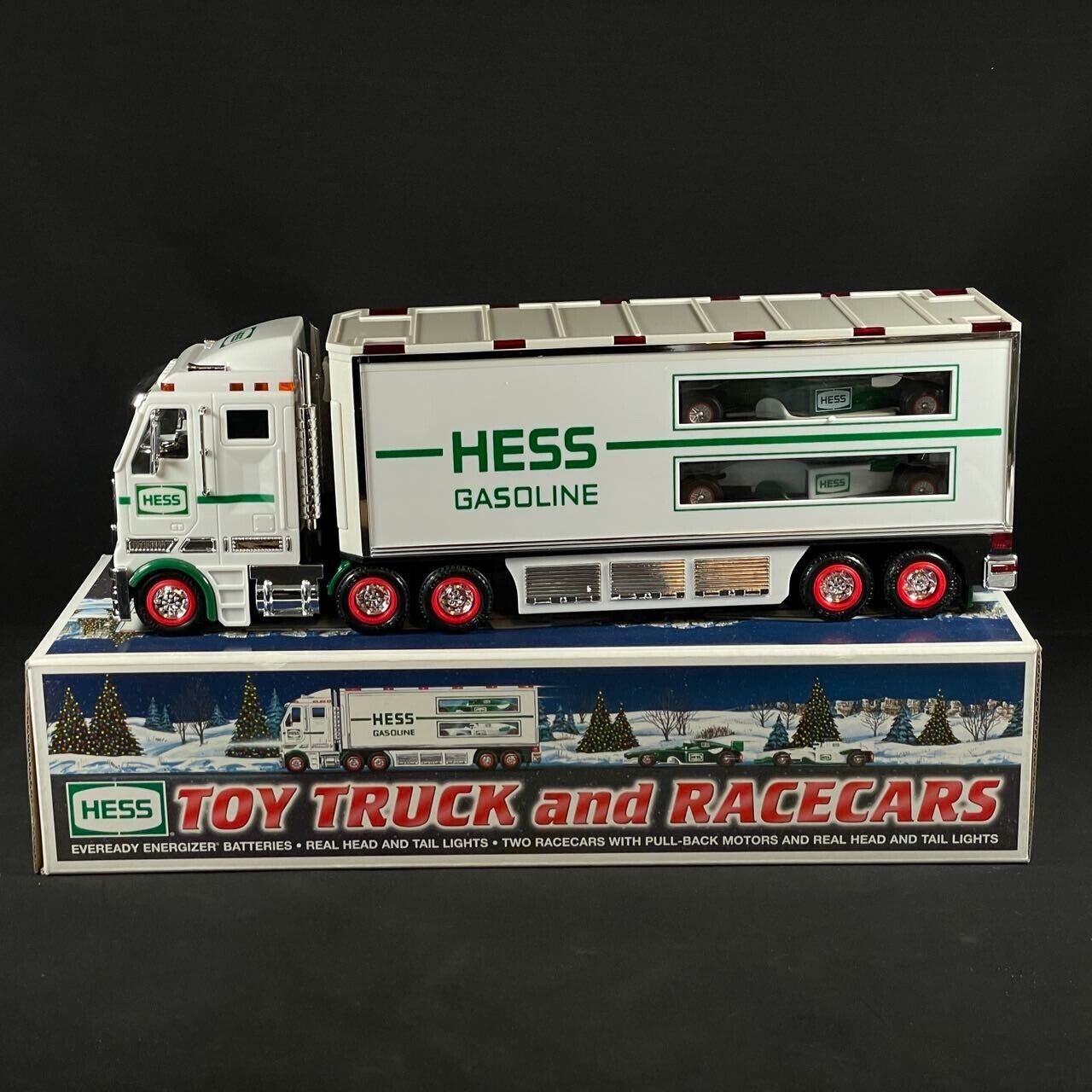 2003 Hess Toy Truck and Racecars - Collectible - NEW IN ORIGINAL BOX